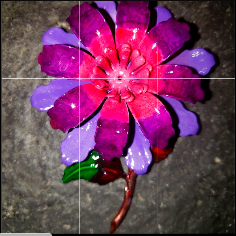 Vintage Flower Brooch